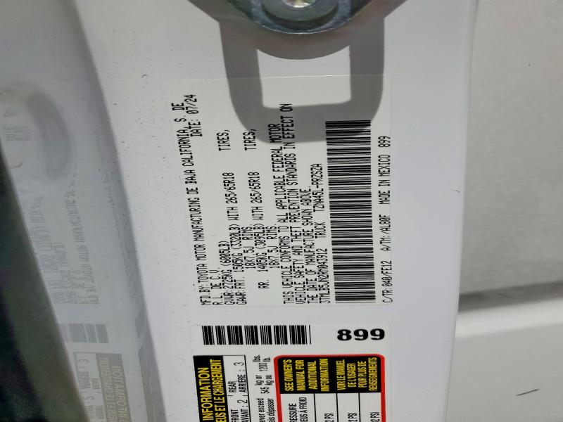 Aukcja sprzedaży 2024 Toyota Tacoma, vin: 3TMLB5JN2RM043912, numer aukcji: 57910906