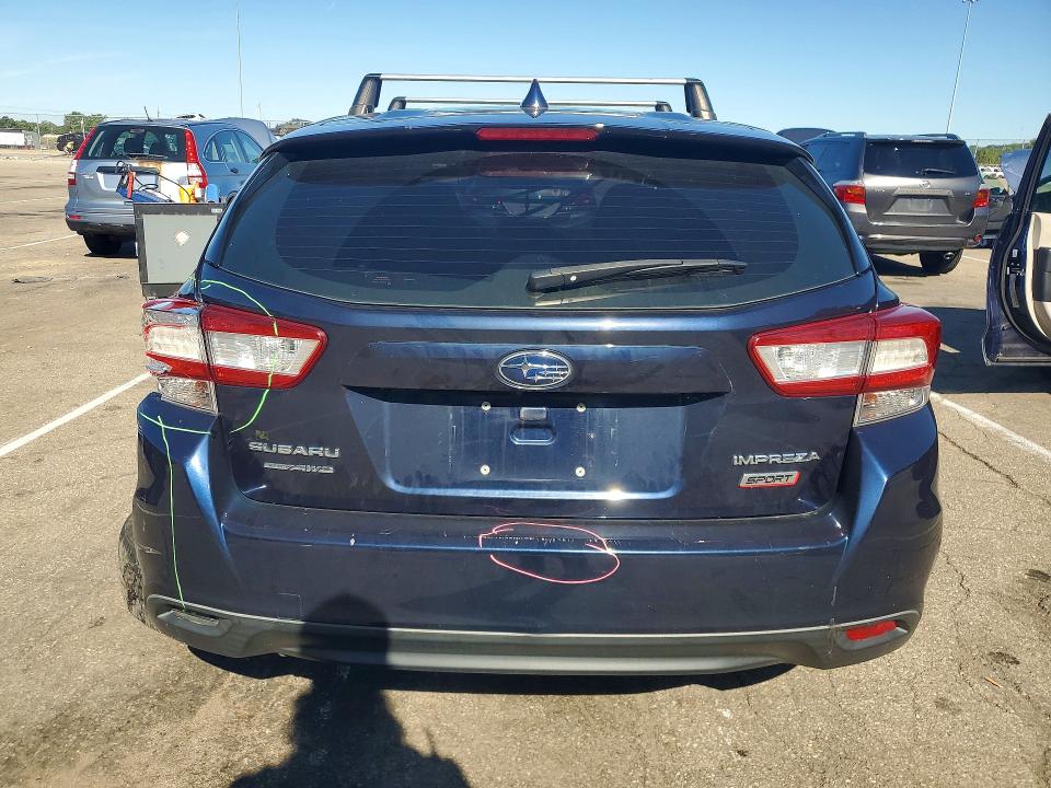 2019 Subaru Impreza მანქანა იყიდება აუქციონზე, vin: 4S3GTAM60K3737145, აუქციონის ნომერი: 58052956