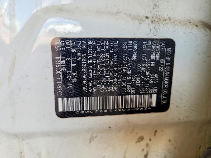 Продажа на аукционе авто 2023 Nissan Rogue, vin: JN8BT3BB7PW460560, номер лота: 58910856