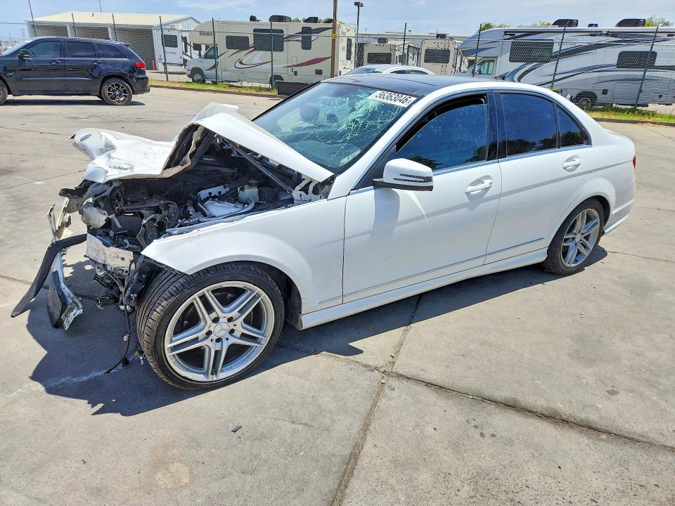Auction sale of the 2014 Mercedes-benz C, vin: WDDGF4HB0ER320390, lot number: 56363046
