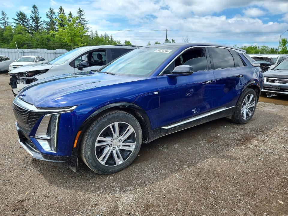 56531746 :رقم المزاد ، 1GYKPMRK7RZ107744 vin ، 2024 Cadillac Lyriq مزاد بيع