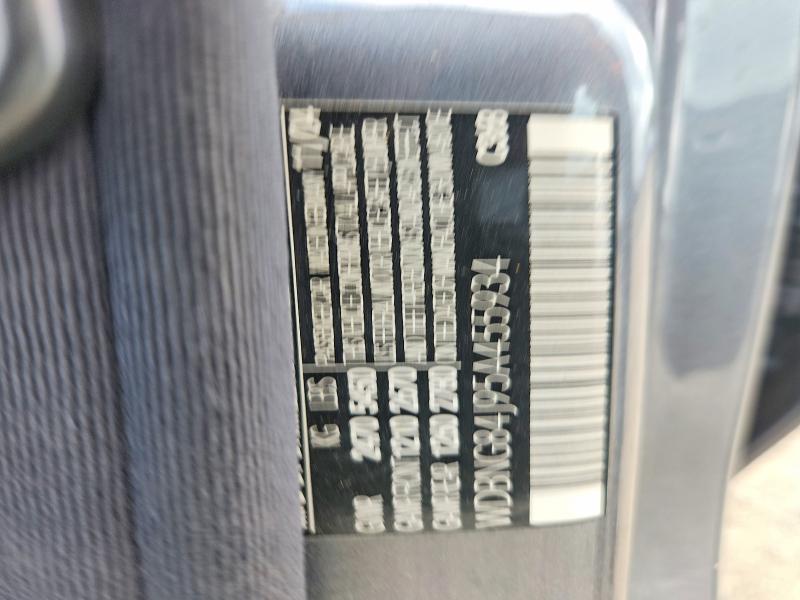 57953616 :رقم المزاد ، WDBNG84J95A455934 vin ، 2005 Mercedes-benz S مزاد بيع