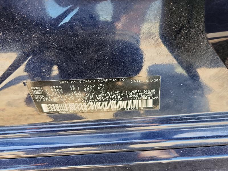 Продажа на аукционе авто 2020 Subaru Impreza, vin: 4S3GTAM60L3710920, номер лота: 54239166