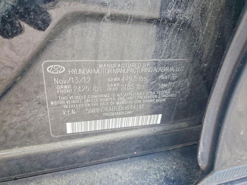 Aukcja sprzedaży 2013 Hyundai Sonata, vin: 5NPEC4AB0DH644191, numer aukcji: 56127536