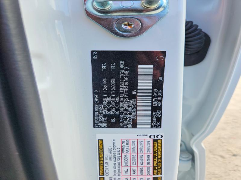 58265816 :رقم المزاد ، JTEVB5BR6T5040868 vin ، 2026 Toyota 4runner مزاد بيع