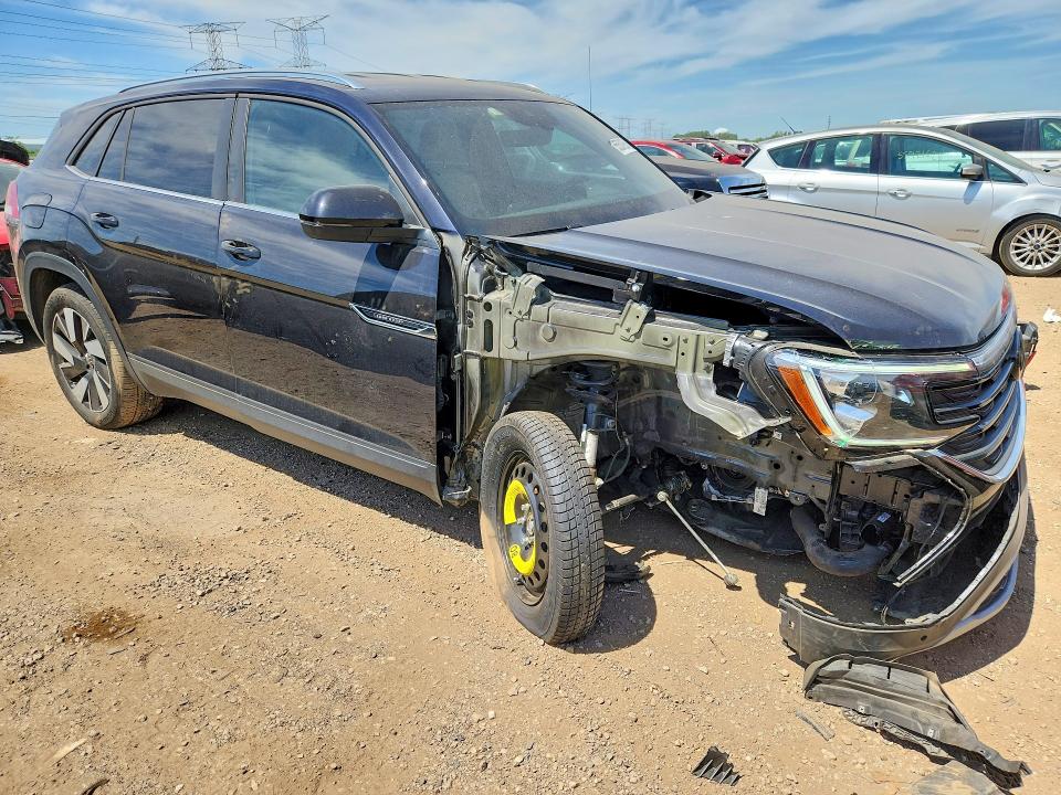 55531926 :رقم المزاد ، 1V2HE2CA9RC253316 vin ، 2024 Volkswagen Atlas Cross Sport مزاد بيع