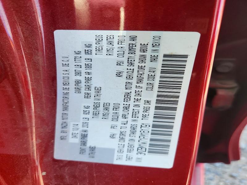57049416 :رقم المزاد ، 3MZBM1W71FM161791 vin ، 2015 Mazda 3 مزاد بيع
