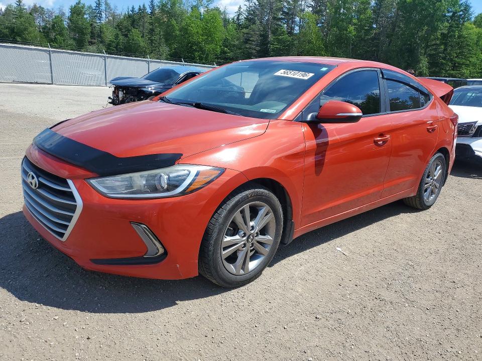 Продажа на аукционе авто 2018 Hyundai Elantra, vin: KMHD84LFXJU453968, номер лота: 56510196