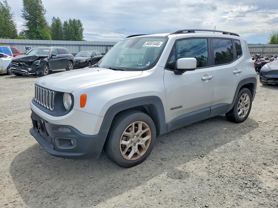 Продажа на аукционе авто 2018 Jeep Renegade, vin: ZACCJABB2JPH21608, номер лота: 54551446