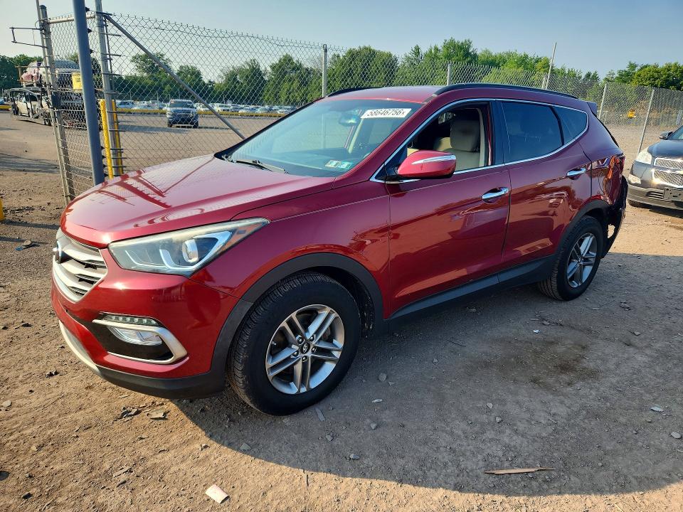 Auction sale of the 2018 Hyundai Santa Fe Sport, vin: 5XYZUDLB3JG504635, lot number: 58646756