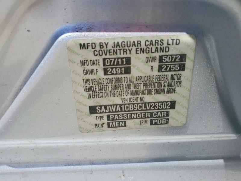Продажа на аукционе авто 2012 Jaguar Xj, vin: SAJWA1CB9CLV23502, номер лота: 57692906