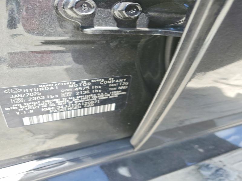 Aukcja sprzedaży 2025 Hyundai Sonata Hybrid, vin: KMHL34JJ1SA120871, numer aukcji: 57670266