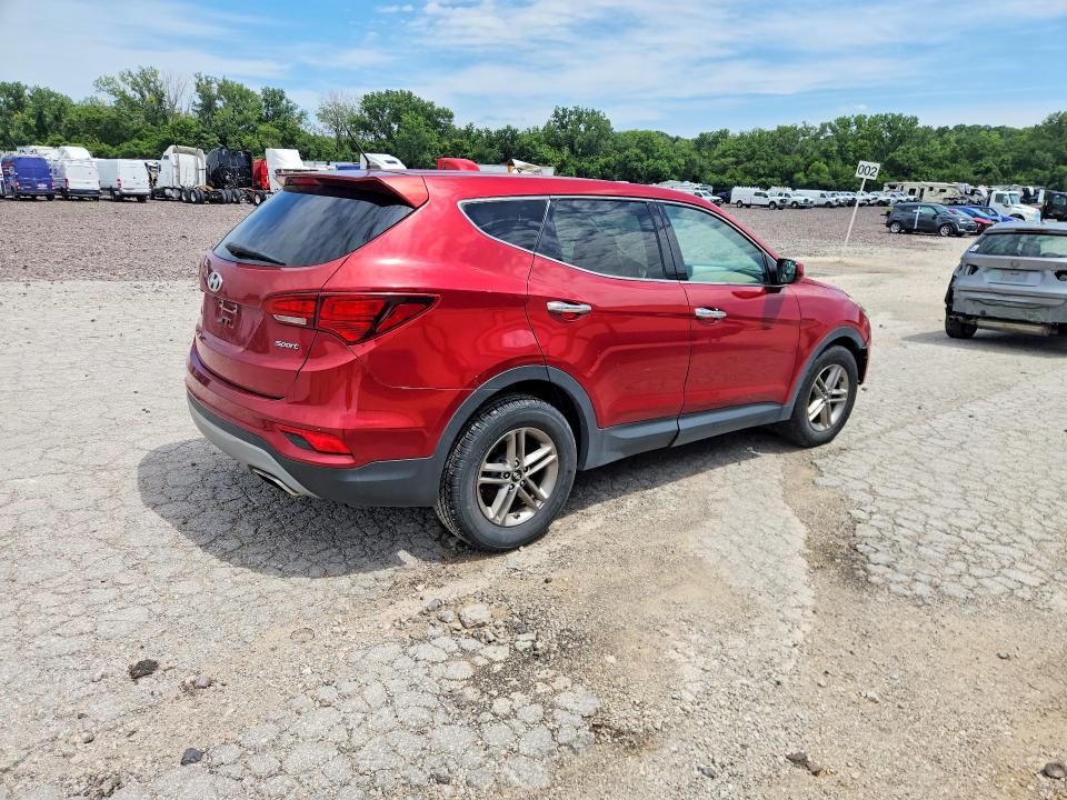 2018 Hyundai Santa Fe Sport მანქანა იყიდება აუქციონზე, vin: 5XYZT3LB4JG545255, აუქციონის ნომერი: 58370456