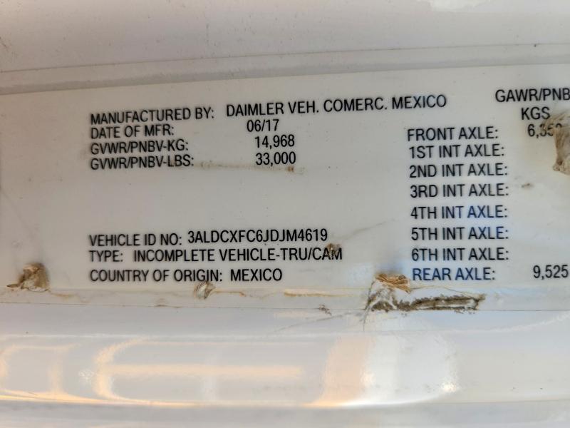 Продаж на аукціоні авто 2018 Freightliner M2, vin: 3ALDCXFC6JDJM4619, номер лоту: 57010786