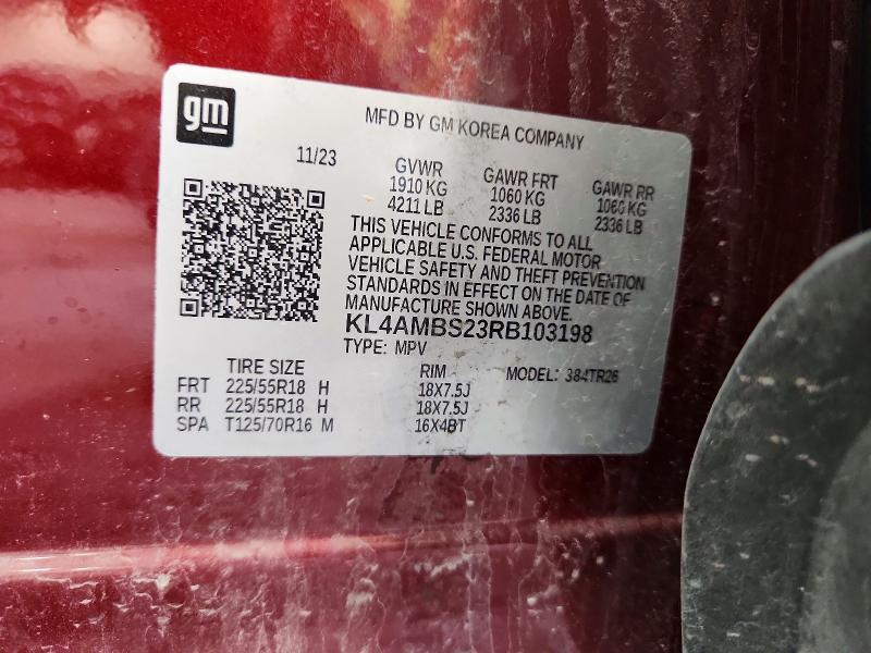 Продаж на аукціоні авто 2024 Buick Encore, vin: KL4AMBS23RB103198, номер лоту: 56997746