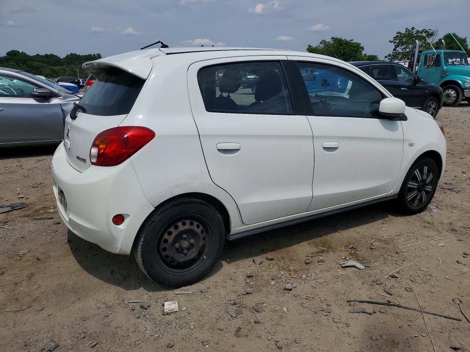 2015 Mitsubishi Mirage მანქანა იყიდება აუქციონზე, vin: ML32A3HJ8FH004587, აუქციონის ნომერი: 58739796