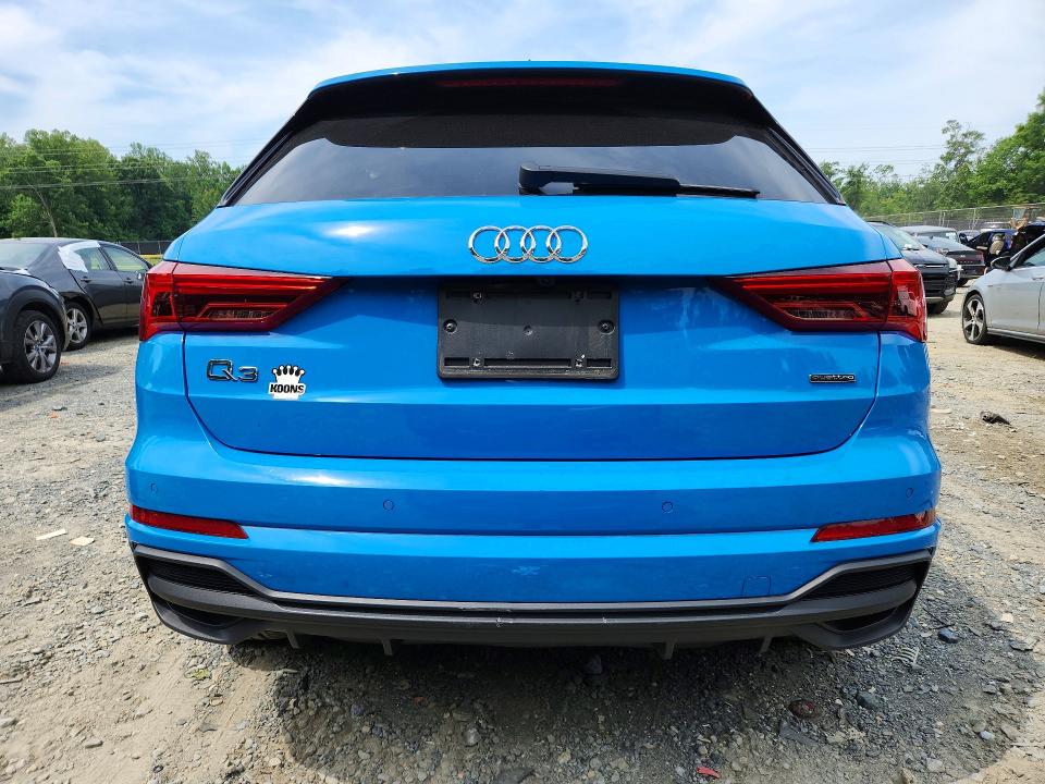 2023 Audi Q3 მანქანა იყიდება აუქციონზე, vin: WA1DECF38P1137790, აუქციონის ნომერი: 58478946