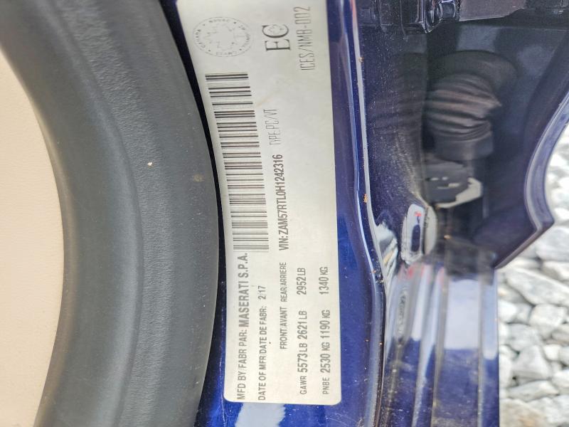 Продажа на аукционе авто 2017 Maserati Ghibli, vin: ZAM57RTL0H1242316, номер лота: 56659656