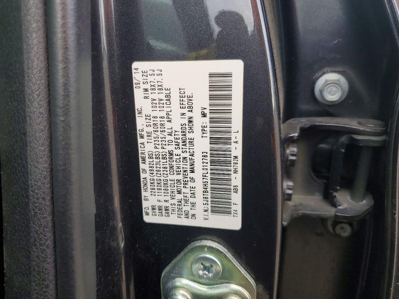 2015 Acura Rdx მანქანა იყიდება აუქციონზე, vin: 5J8TB4H57FL012783, აუქციონის ნომერი: 58976656