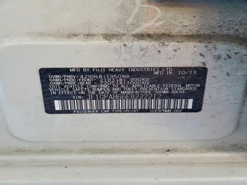 Aukcja sprzedaży 2014 Subaru Impreza, vin: JF1GPAH66E8222212, numer aukcji: 57074486