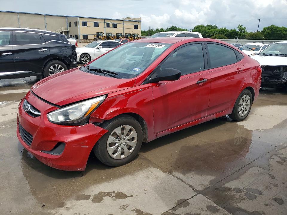 Auction sale of the 2016 Hyundai Accent, vin: KMHCT4AEXGU016825, lot number: 56490856