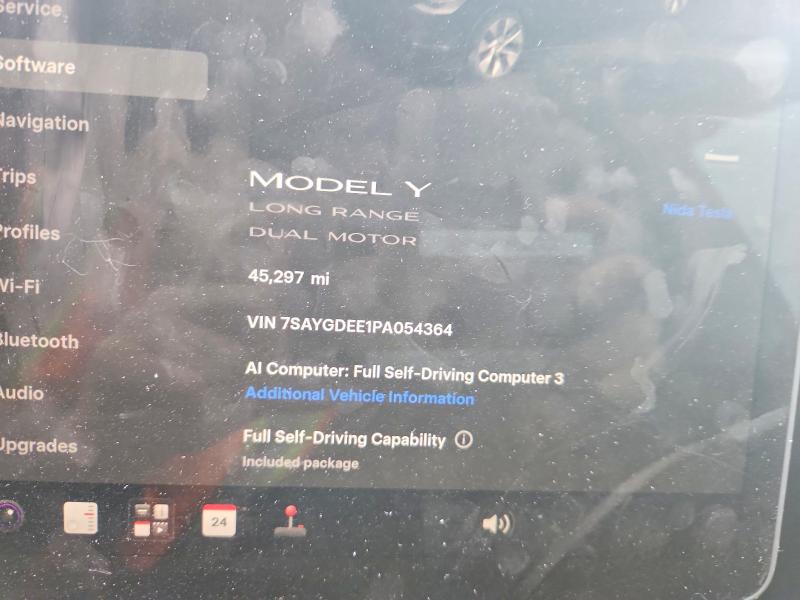 58335856 :رقم المزاد ، 7SAYGDEE1PA054364 vin ، 2023 Tesla Model Y مزاد بيع