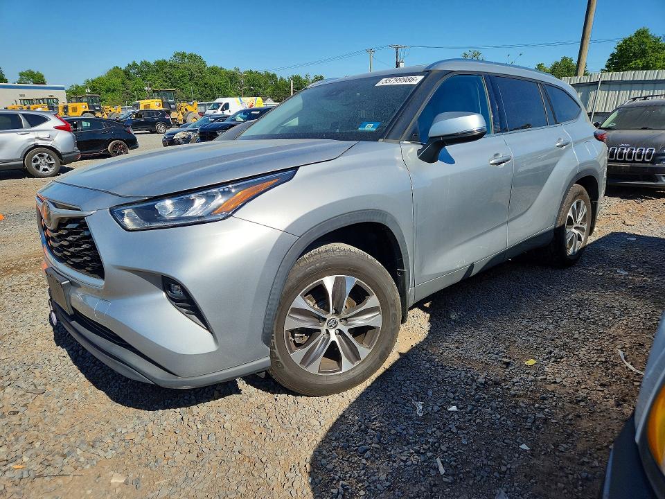 2020 Toyota Highlander მანქანა იყიდება აუქციონზე, vin: 5TDHZRBH4LS033228, აუქციონის ნომერი: 55799986