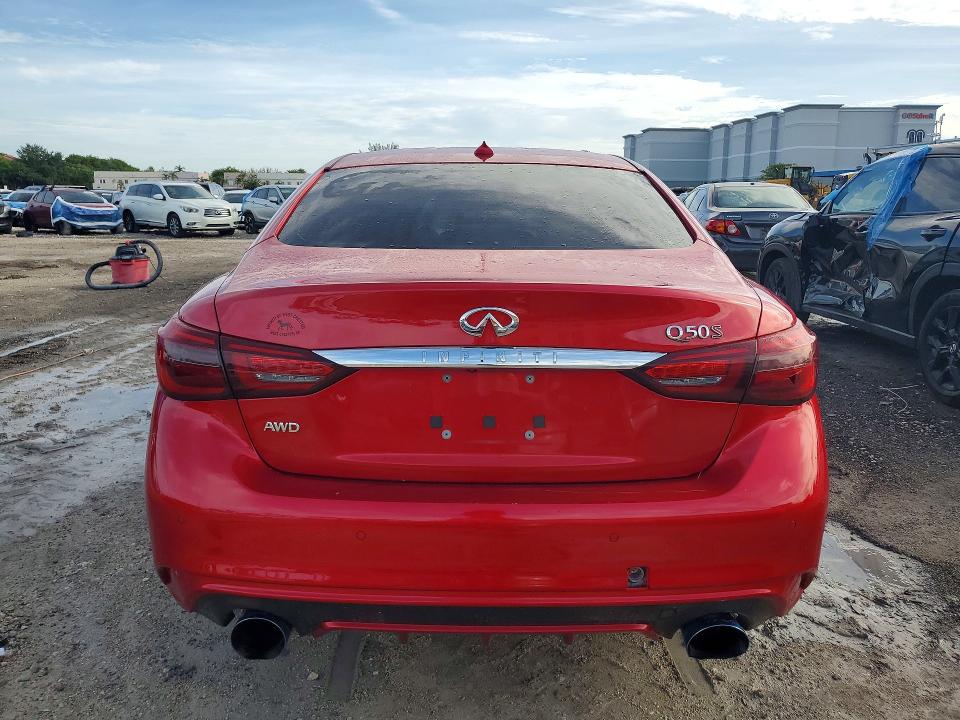 Aukcja sprzedaży 2019 Infiniti Q50, vin: JN1FV7AR6KM830367, numer aukcji: 55942106