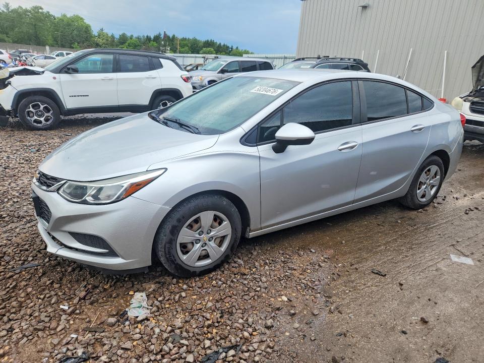 2018 Chevrolet Cruze მანქანა იყიდება აუქციონზე, vin: 1G1BC5SMXJ7224438, აუქციონის ნომერი: 58204676