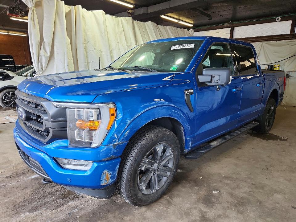 57970276 :رقم المزاد ، 1FTFW1E82MFB25274 vin ، 2021 Ford F150 مزاد بيع