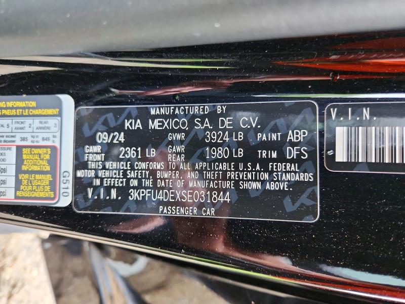 Продаж на аукціоні авто 2025 Kia K4, vin: 3KPFU4DEXSE031844, номер лоту: 58600686