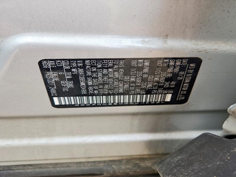 Продаж на аукціоні авто 2021 Nissan Rogue, vin: JN8AT3BB5MW204988, номер лоту: 56525666