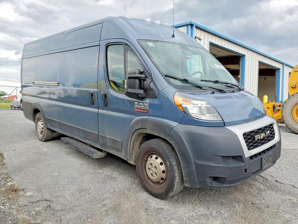 2020 Ram Promaster 3500 მანქანა იყიდება აუქციონზე, vin: 3C6URVJGXLE129110, აუქციონის ნომერი: 56422976