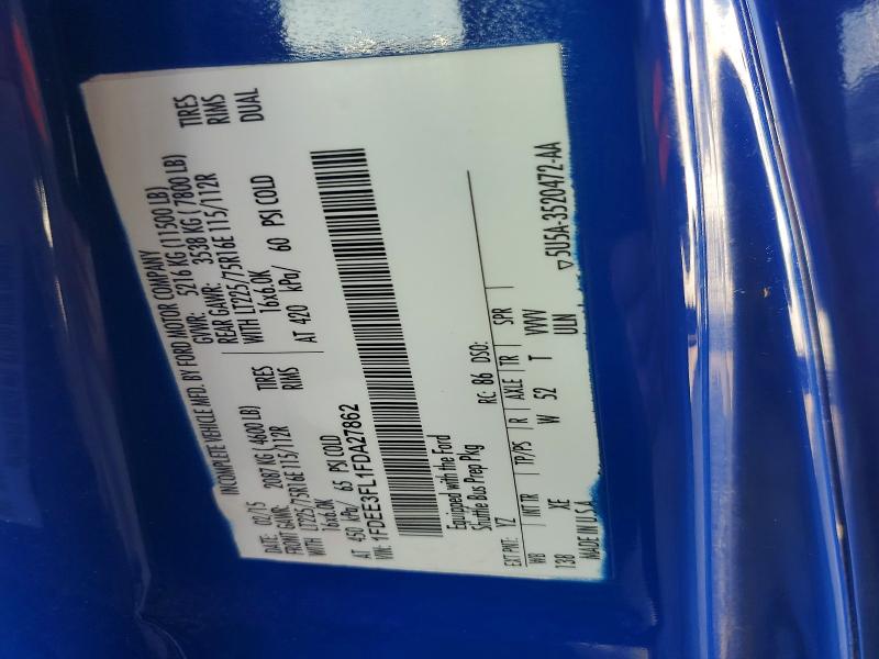 55424796 :رقم المزاد ، 1FDEE3FL1FDA27862 vin ، 2015 Ford E350 مزاد بيع
