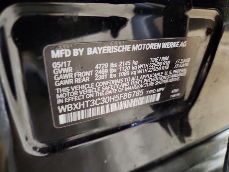 Aukcja sprzedaży 2017 Bmw X1, vin: WBXHT3C30H5F86785, numer aukcji: 55762056