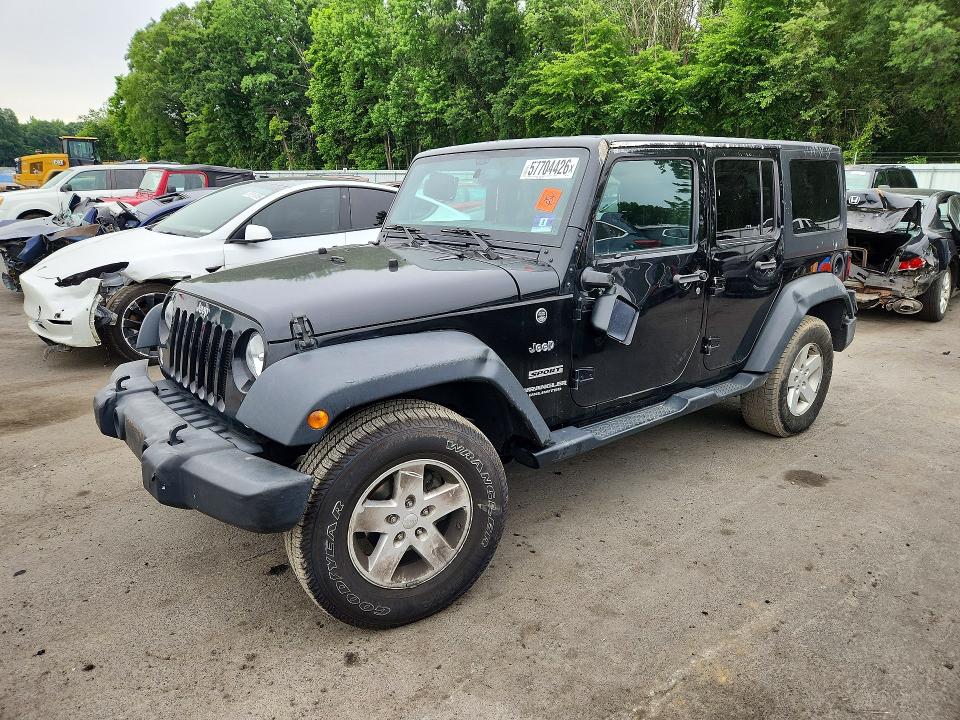 Продажа на аукционе авто 2017 Jeep Wrangler Unlimited, vin: 1C4BJWDG1HL696927, номер лота: 57704426