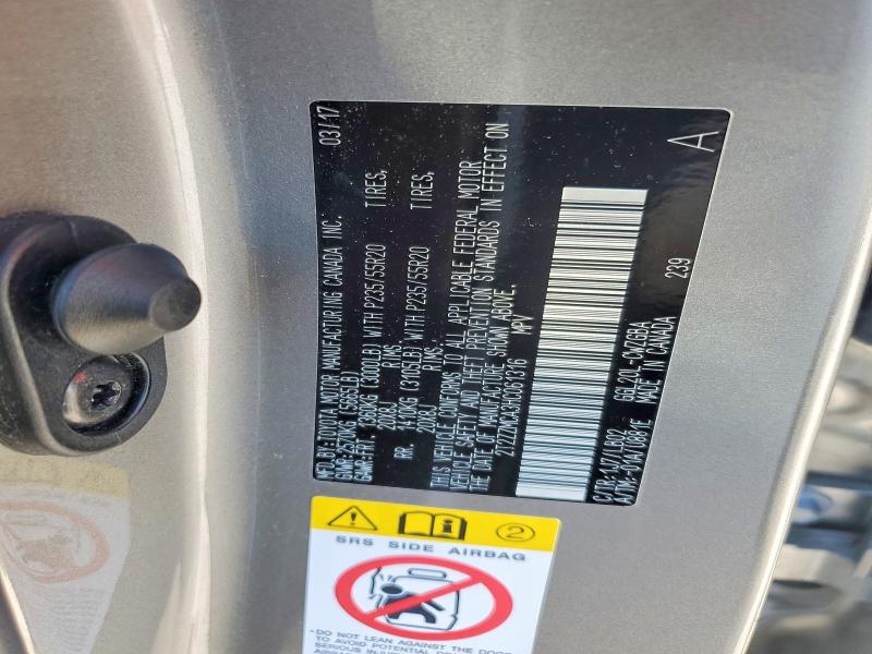 Продажа на аукционе авто 2017 Lexus Rx 350, vin: 2T2ZZMCA3HC061316, номер лота: 56155886