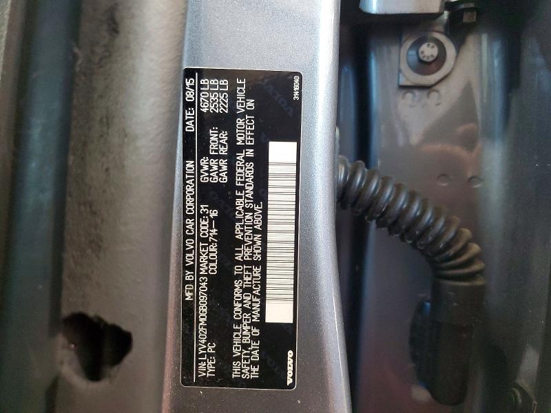 Продаж на аукціоні авто 2016 Volvo S60, vin: LYV402FM0GB097043, номер лоту: 59164216