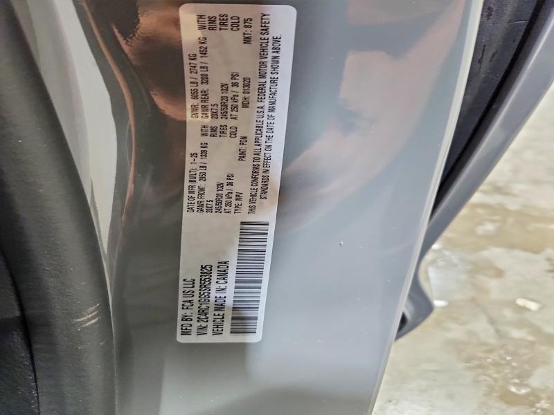 57945326 :رقم المزاد ، 2C4RC1GG5SR553825 vin ، 2025 Chrysler Pacifica مزاد بيع