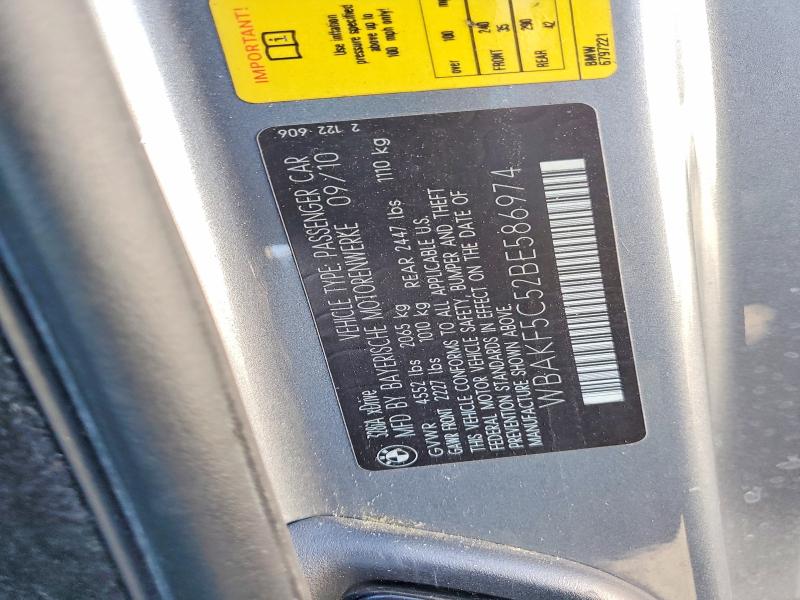 56300016 :رقم المزاد ، WBAKF5C52BE586974 vin ، 2011 Bmw 328 مزاد بيع