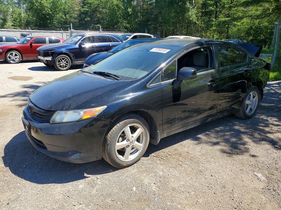 57356536 :رقم المزاد ، 2HGFB2F45CH105161 vin ، 2012 Honda Civic مزاد بيع