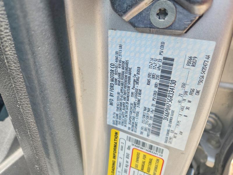 Продажа на аукционе авто 2016 Ford Fusion, vin: 3FA6P0H75GR334130, номер лота: 58726286