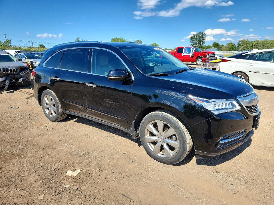 2016 Acura Mdx მანქანა იყიდება აუქციონზე, vin: 5FRYD4H93GB032114, აუქციონის ნომერი: 58452096