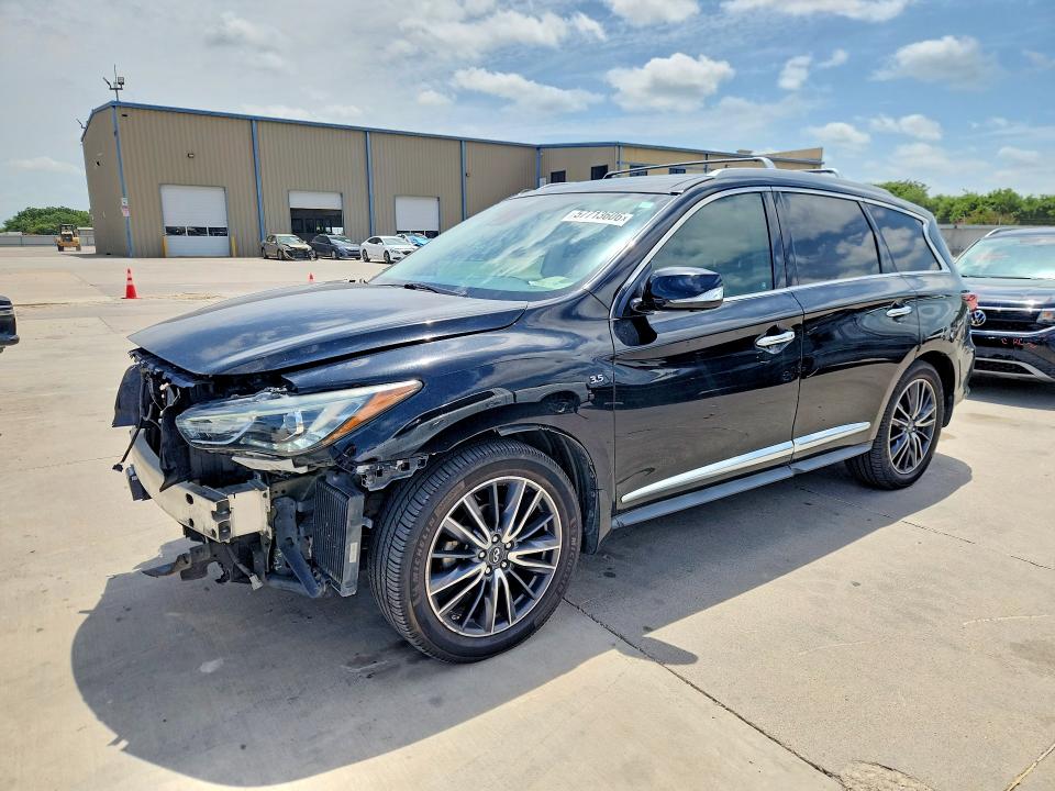 57713606 :رقم المزاد ، 5N1DL0MN0HC516024 vin ، 2017 Infiniti Qx60 مزاد بيع
