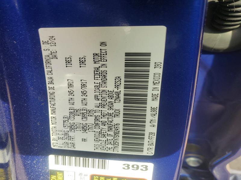 2025 Toyota Tacoma მანქანა იყიდება აუქციონზე, vin: 3TMKB5FN7SM024976, აუქციონის ნომერი: 58575256