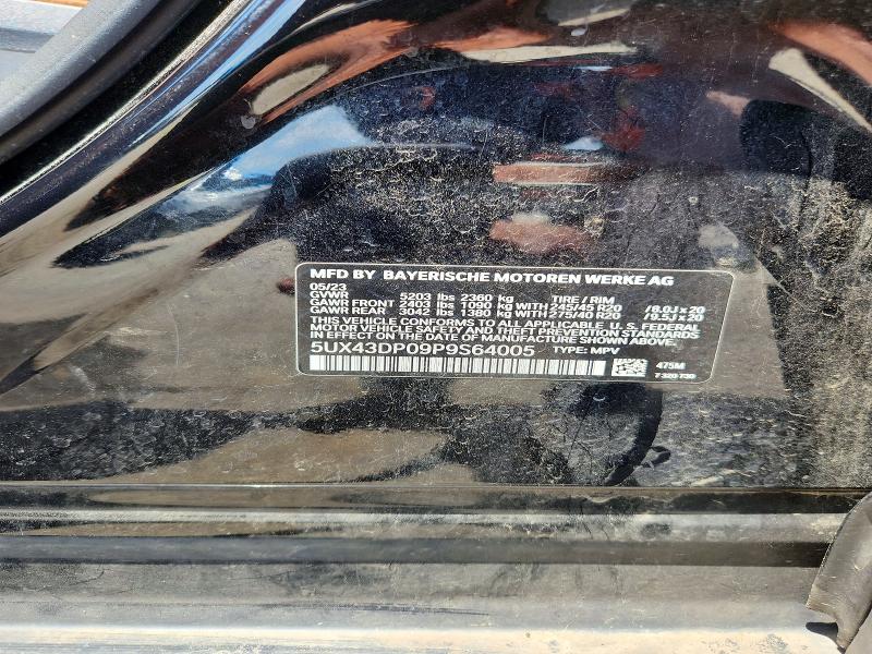 Продаж на аукціоні авто 2023 Bmw X3, vin: 5UX43DP09P9S64005, номер лоту: 58727336
