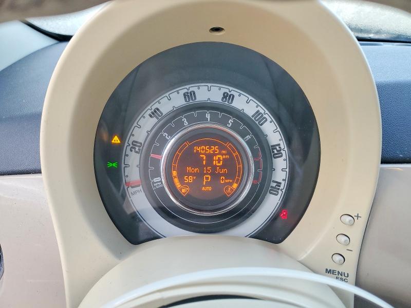 56830226 :رقم المزاد ، 3C3CFFCR8CT106362 vin ، 2012 Fiat 500 مزاد بيع