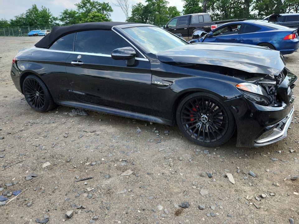 56721776 :رقم المزاد ، WDDWK8GB6HF512547 vin ، 2017 Mercedes-benz C مزاد بيع