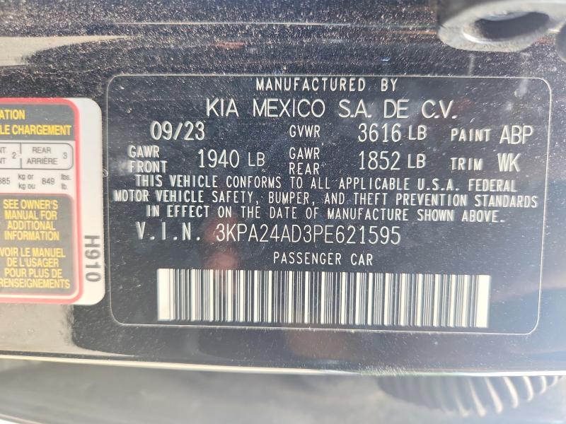 Продаж на аукціоні авто 2023 Kia Rio, vin: 3KPA24AD3PE621595, номер лоту: 56834996