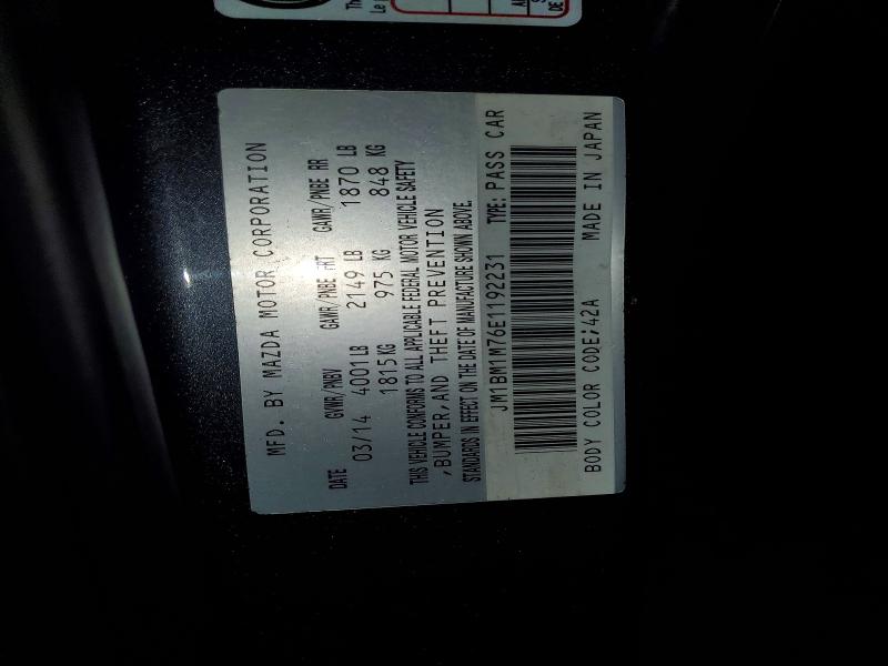 Продажа на аукционе авто 2014 Mazda 3, vin: JM1BM1M76E1192231, номер лота: 57782976